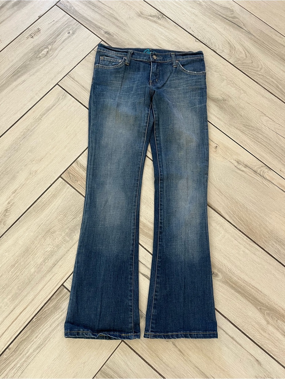 Blue Cult Y2K Kate Mid Rise Flare Leg Jeans Size 27